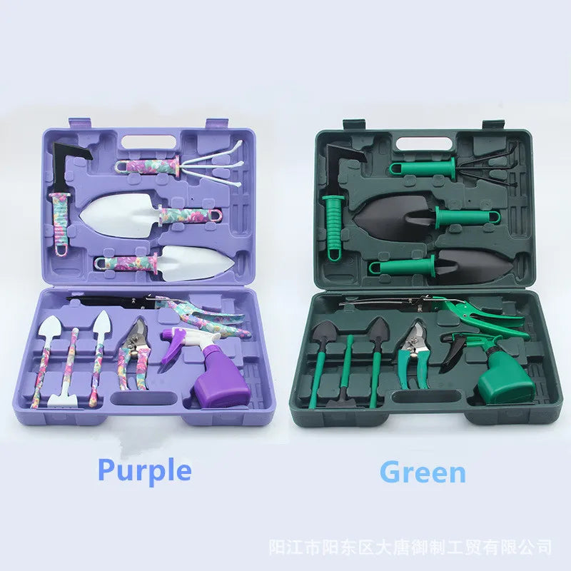 10-Piece Garden Tool Set – Pruning, Grafting & Digging Kit