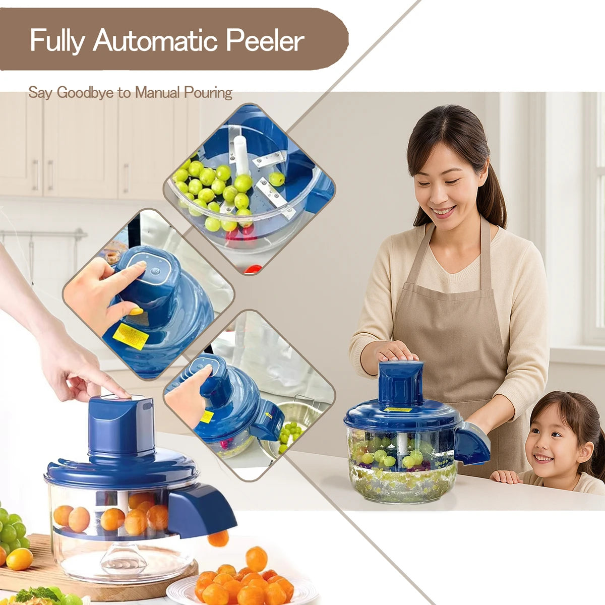 Rechargeable Electric Fruit Peeler