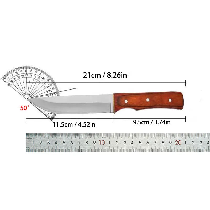 Sharp Multi-Purpose Kitchen Knife – Fruit, Steak & BBQ Essential