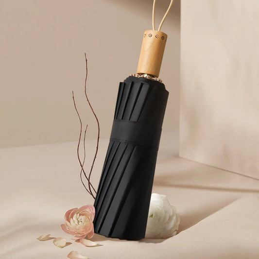 16-Bone Foldable Umbrella – Sun & Rain Protection