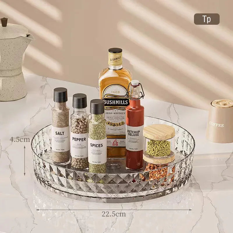 360° Rotating Spice Organizer Tray
