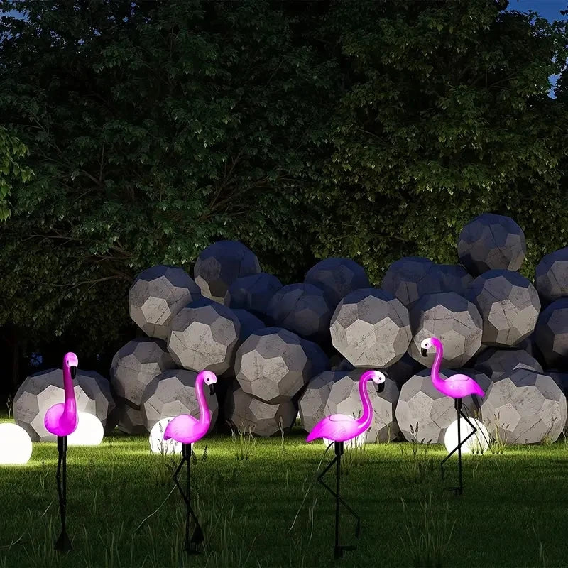 Solar Flamingo Garden Light – LED Yard & Lawn Decor