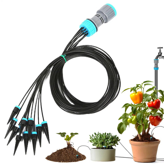 10-Head Automatic Drip Irrigation Kit for Easy Plant Watering