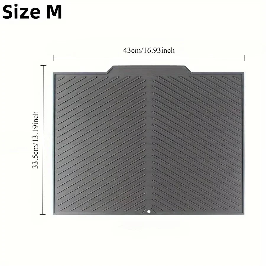 Silicone Sink Splash Guard & Fast-Dry Drain Mat