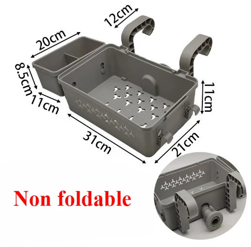 Poolside Cup & Tool Organizer – Above Ground Pool Accessory