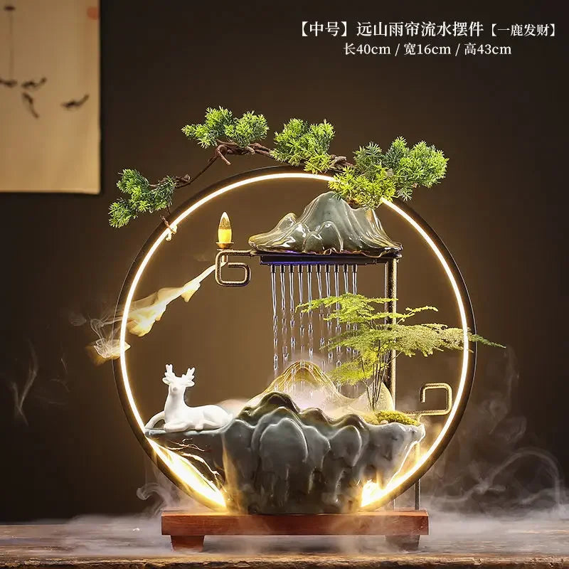 Zen Ceramic Water Fountain Humidifier