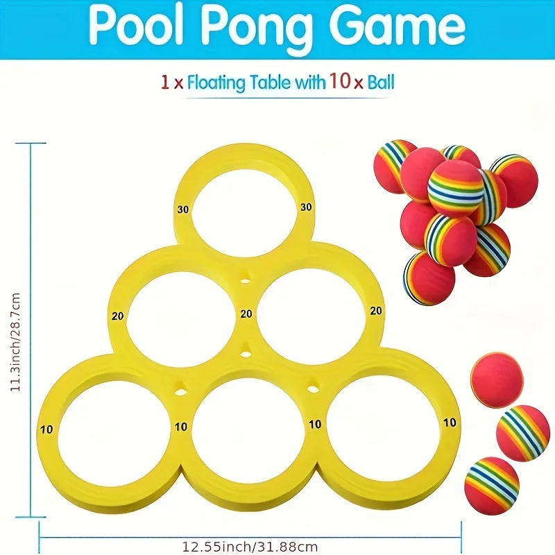 Fun Splash Floating Pool Game – Colorful Balls for Summer