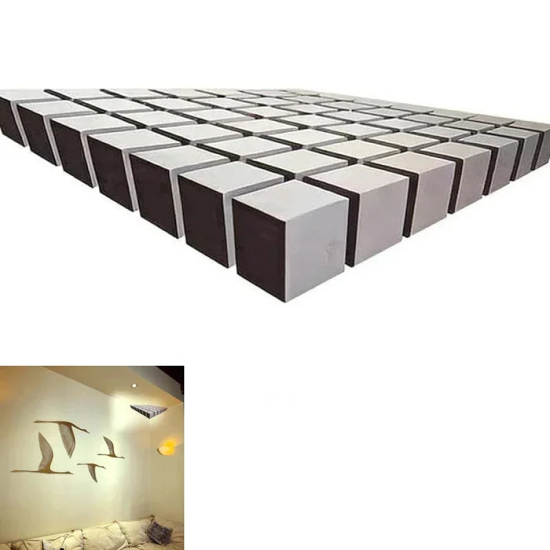 3D Optical Illusion Wall Sticker – Set of 3