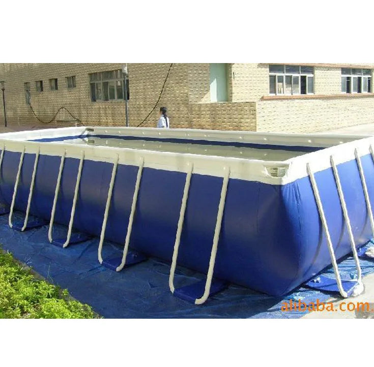 Heavy-Duty Inflatable Family Pool for Backyard Fun