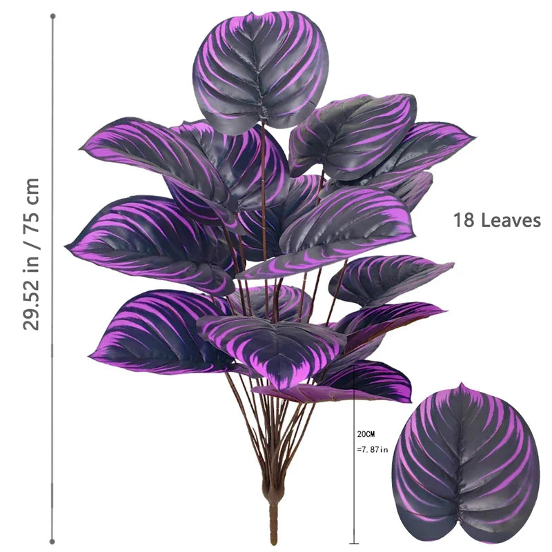 Large Artificial Palm Tree – Real Touch Monstera for Home & Garden