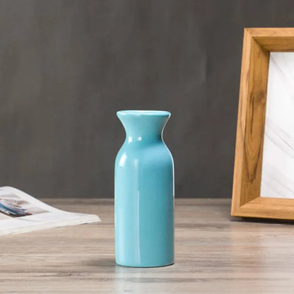 Red & Blue Ceramic Wedding Vase – Modern Home Decor