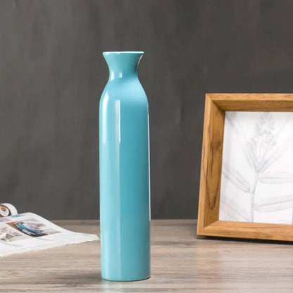 Red & Blue Ceramic Wedding Vase – Modern Home Decor