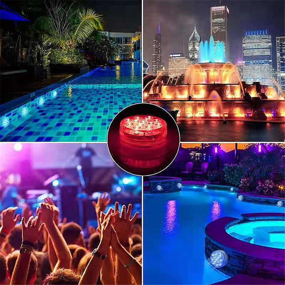 Underwater LED Pool & Garden Lights with Remote