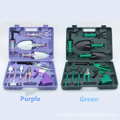 10-Piece Garden Tool Set – Pruning, Grafting & Digging Kit