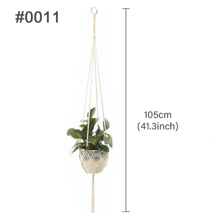 Macrame Plant Hanger – Handmade Boho Hanging Planter