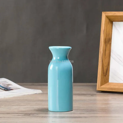 Red & Blue Ceramic Wedding Vase – Modern Home Decor