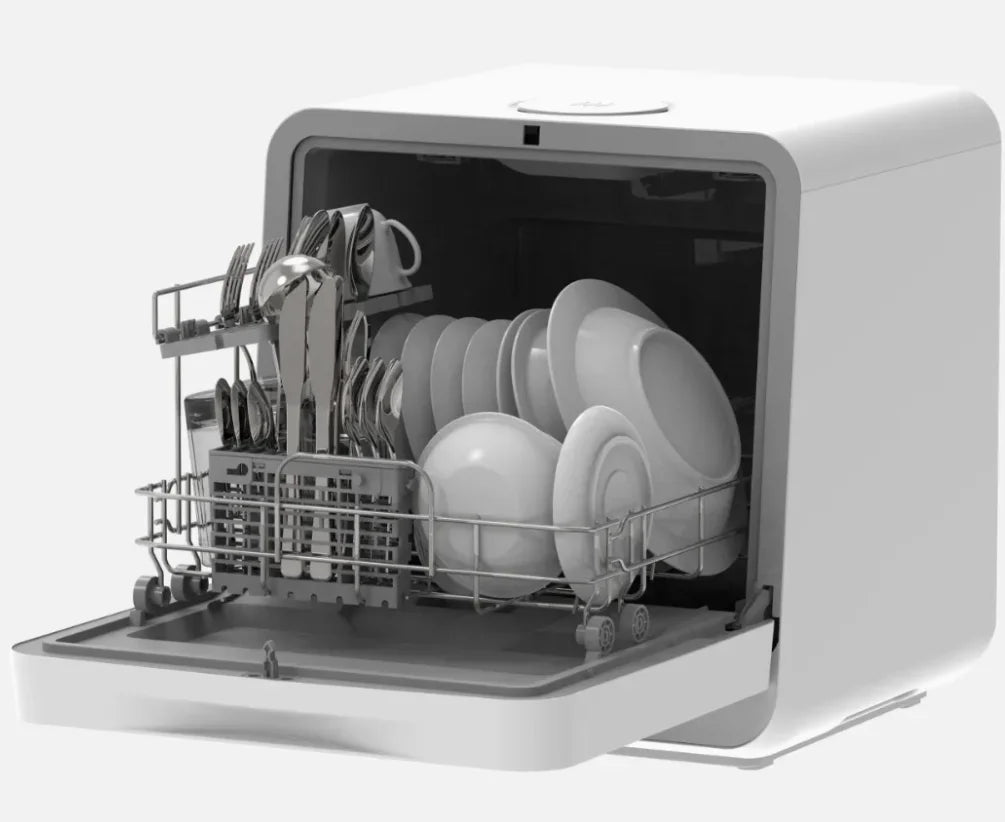 Compact Drawer Dishwasher – 34.5L Smart Touch LED, ECO & Baby Care Modes