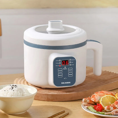 Mini 1.7L Smart Rice Cooker – Non-Stick Multi Cook Pot