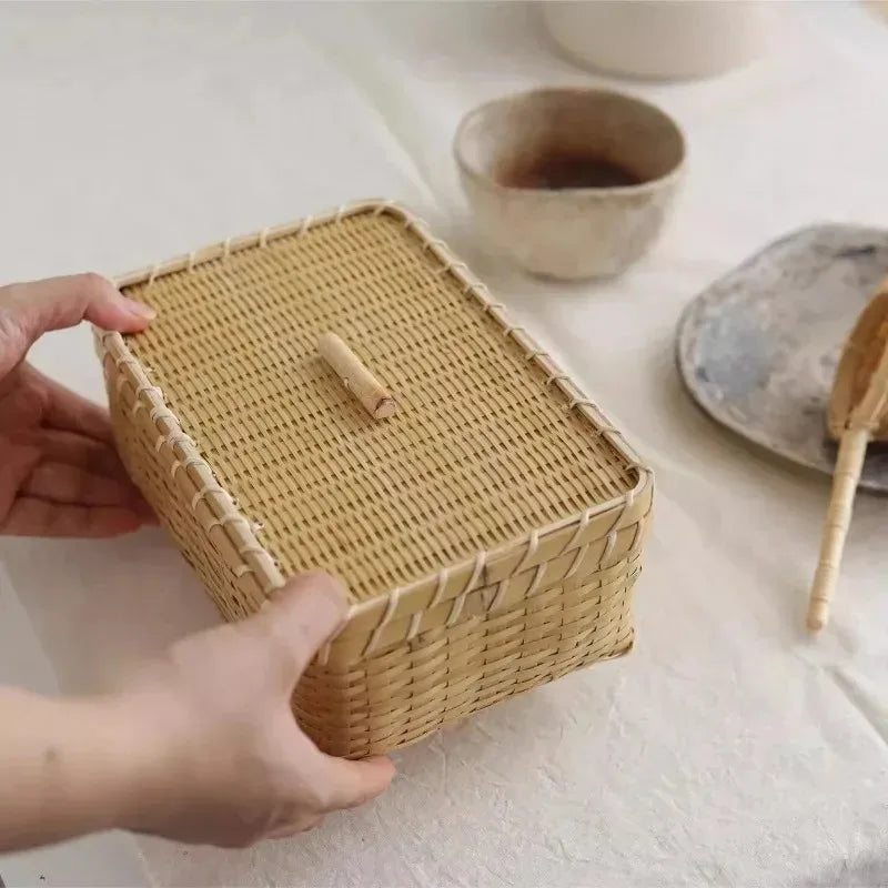 Handmade Bamboo Picnic & Storage Box