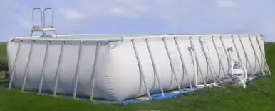 Heavy-Duty Inflatable Family Pool for Backyard Fun