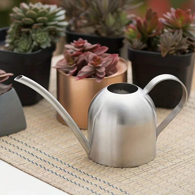 Stainless Steel Watering Can – Long Nozzle Copper Finish