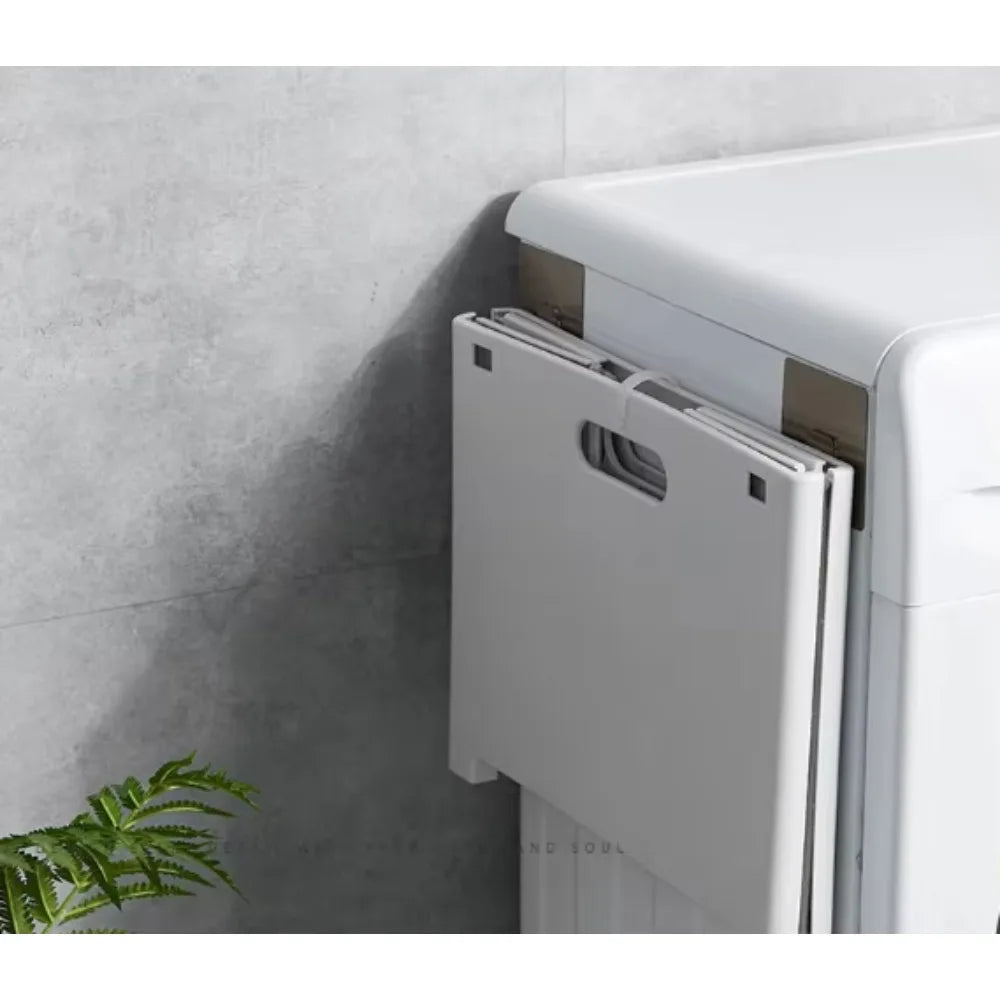 Foldable Wall-Mounted Laundry Basket – Space-Saving Organizer