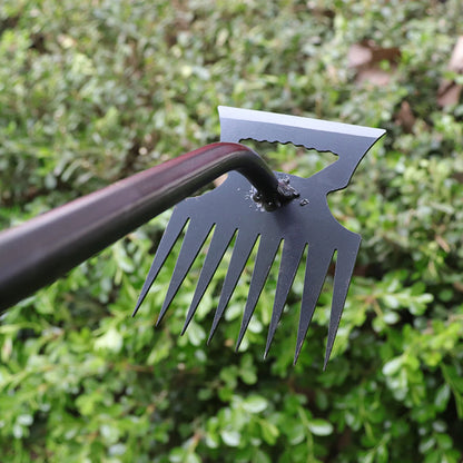 2-in-1 Garden Weeding Shovel & Rake – Stainless Steel Tool