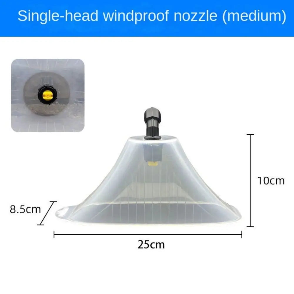 Windproof Fan Spray Nozzle – Clean & Precise Garden Sprayer Head