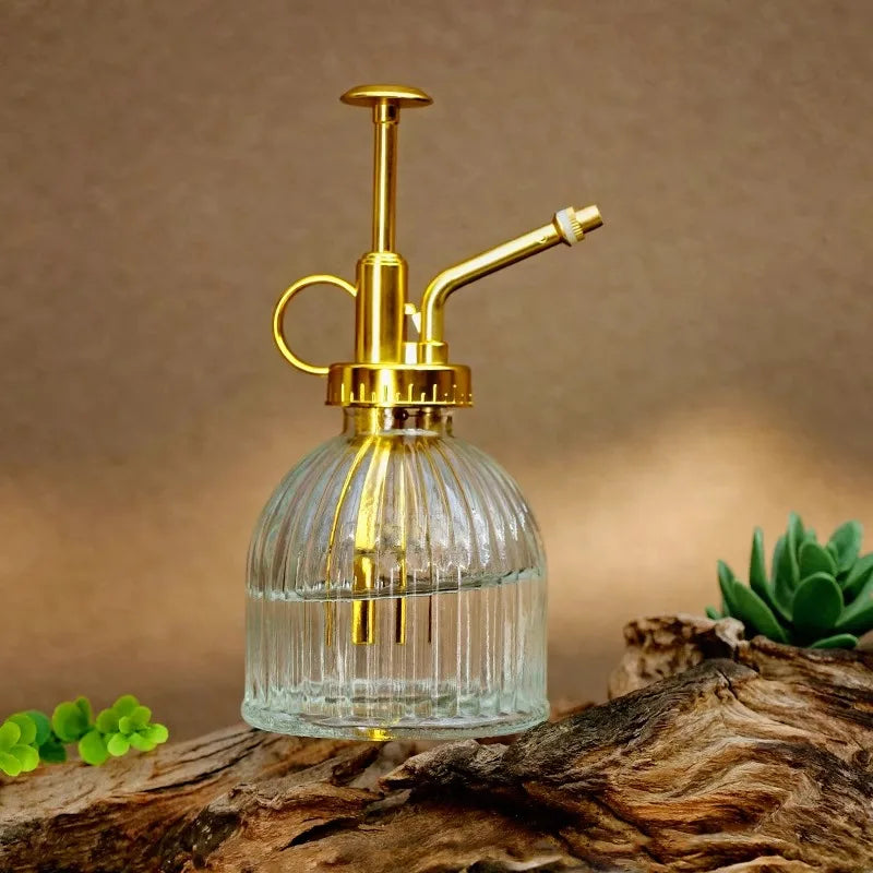 Vintage Glass Plant Mister – 200ML Spray Bottle for Indoor Plants