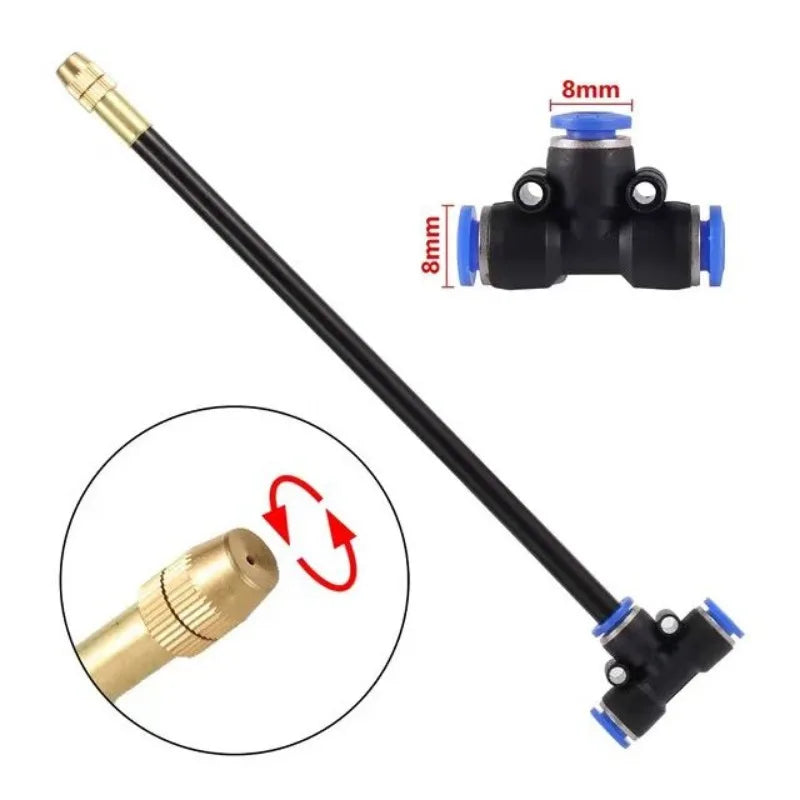 Garden Misting & Irrigation Kit – Adjustable DIY Spray System