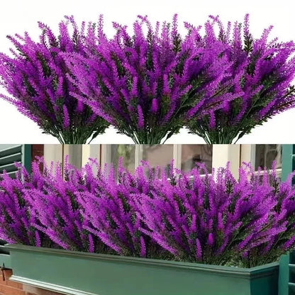 Realistic Lavender Artificial Flowers (2-Pack) – Elegant Home & Outdoor Decor