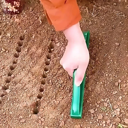 12-Hole Garden Seed Spacer Tool – Easy Planting & Soil Digger