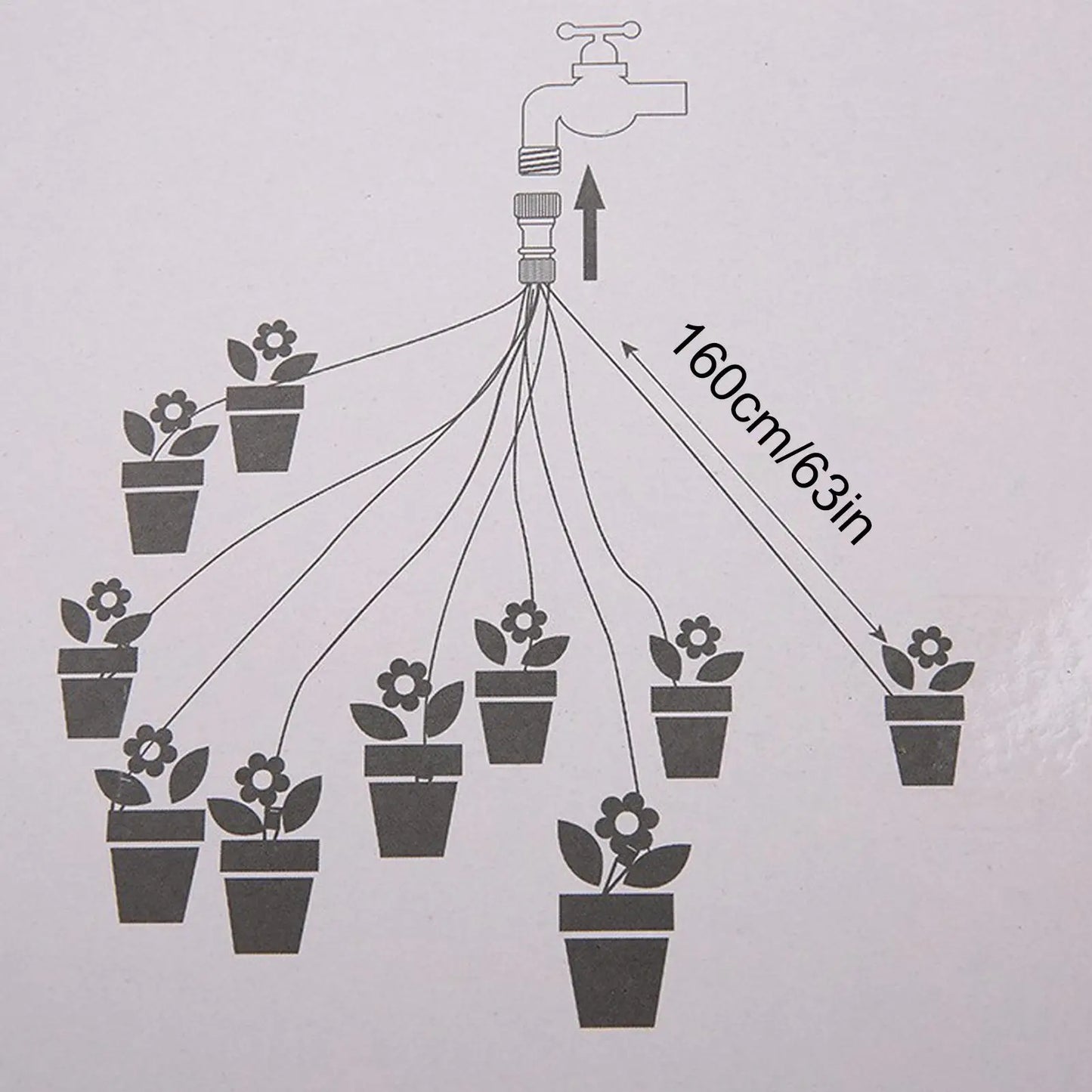 10-Head Automatic Drip Irrigation Kit for Easy Plant Watering