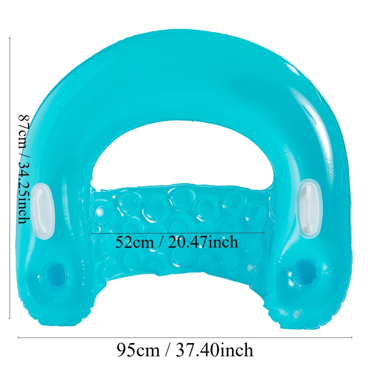 U-Shaped Pool Float with Cup Holder – Summer Water Lounger