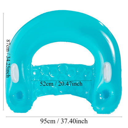 U-Shaped Pool Float with Cup Holder – Summer Water Lounger