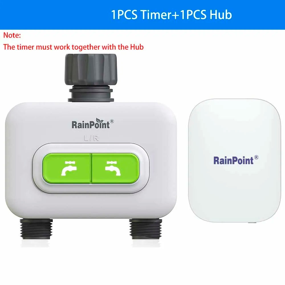 Smart 2-Zone WiFi Garden Water Timer | Automatic Sprinkler Control