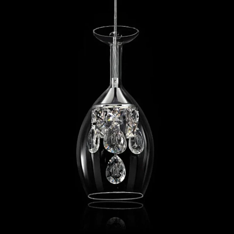 Nordic Glass LED Pendant – Modern Hanging Light