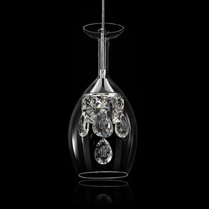 Nordic Glass LED Pendant – Modern Hanging Light