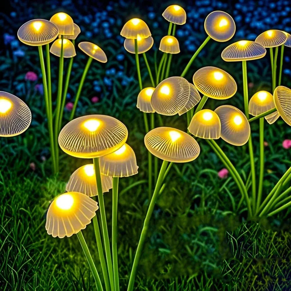 Solar Jellyfish Lights – Colorful Garden LED Decor (6/8/10 Heads)