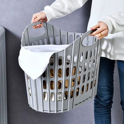 Foldable Laundry Hamper – Large Capacity Portable Clothes Organizer