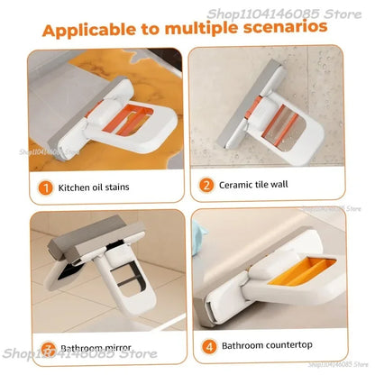 Mini Foldable Cleaning Mop – Handheld Home & Car Cleaner