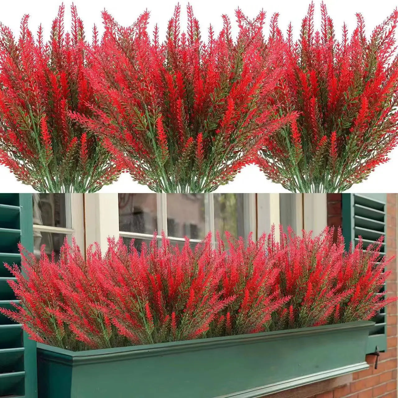 Realistic Lavender Artificial Flowers (2-Pack) – Elegant Home & Outdoor Decor
