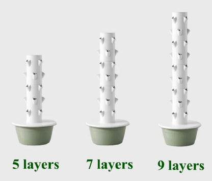 Hydroponic Vertical Garden Tower – Timed Plant Planter