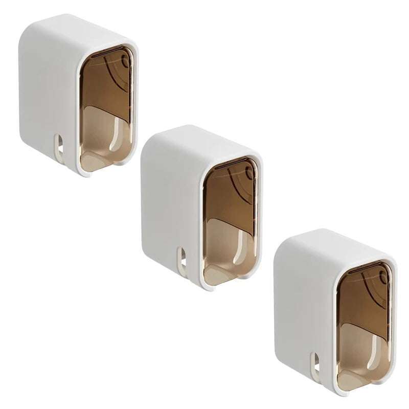 Wall-Mounted Toothbrush Holder Organizer