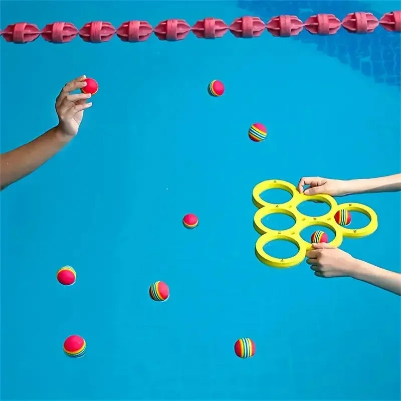 Fun Splash Floating Pool Game – Colorful Balls for Summer