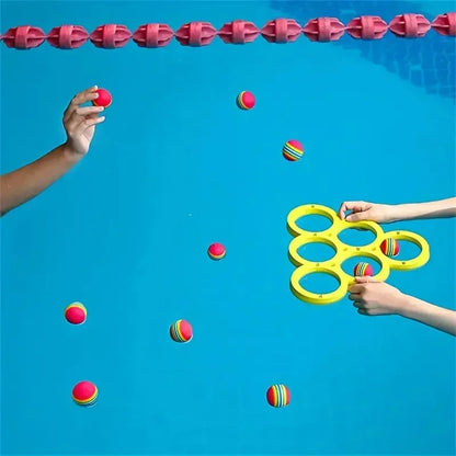 Fun Splash Floating Pool Game – Colorful Balls for Summer