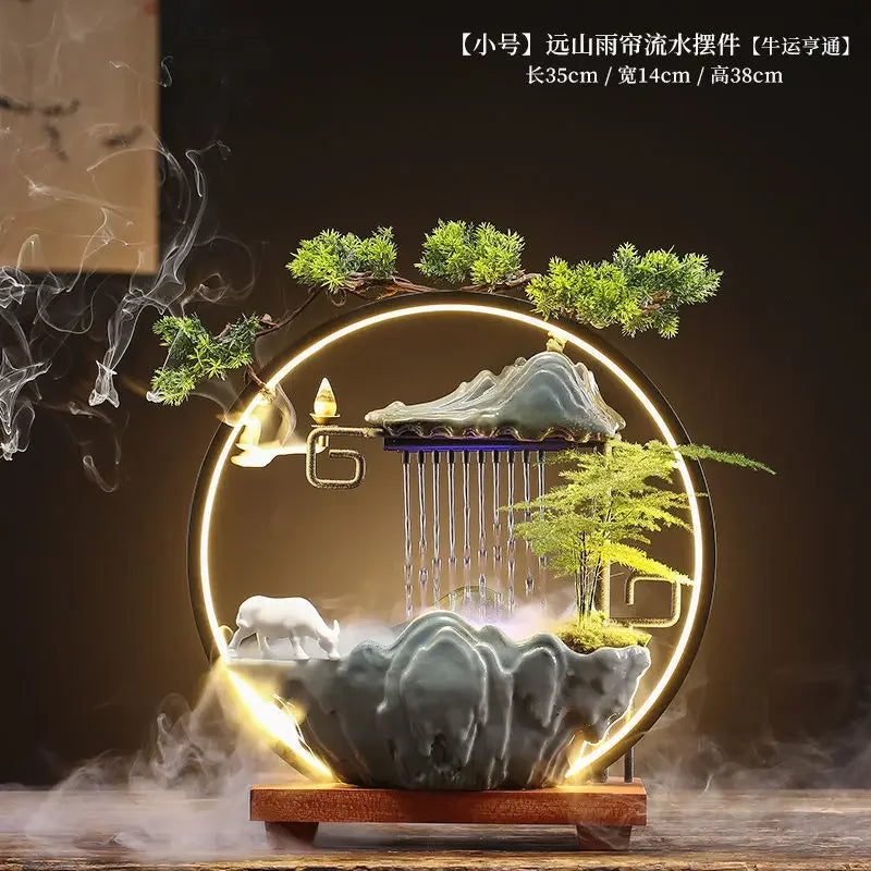 Zen Ceramic Water Fountain Humidifier