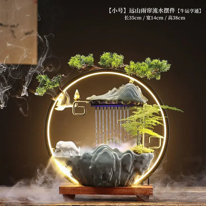 Zen Ceramic Water Fountain Humidifier