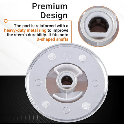 2-Pack Dryer Control Knob Replacement for GE Washers & Dryers