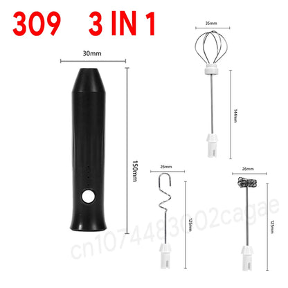 Rechargeable 2-in-1 Milk Frother & Egg Beater